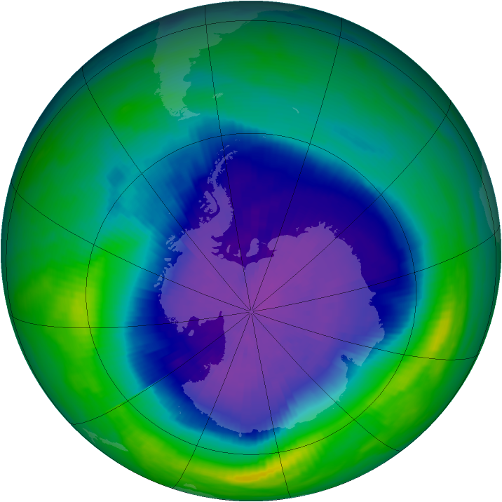 Ozone Map 1987-10-05